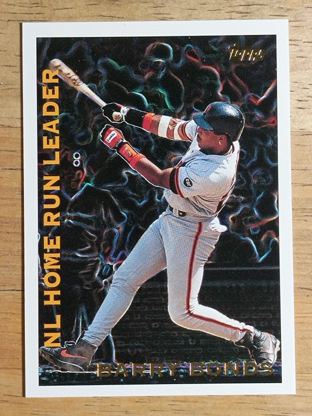 1995 Topps League Leaders #LL8 Barry Bonds