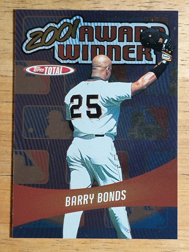 2002 Topps Total Award Winners #AW3 Barry Bonds