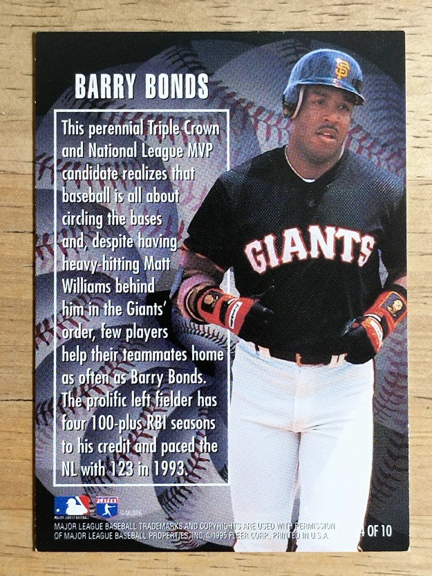 1996 Ultra RBI Kings #4 Barry Bonds (NM)