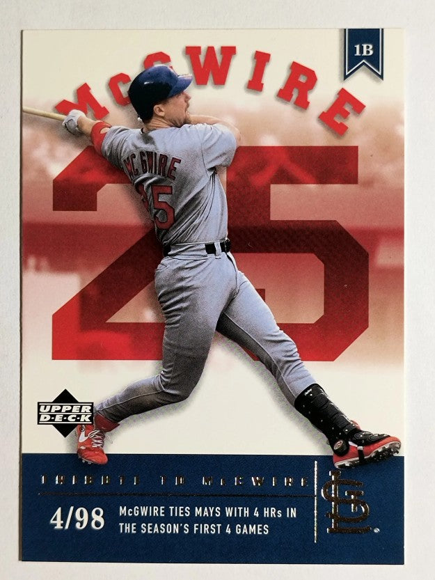 2002 Upper Deck Prospect Premieres #101 Mark McGwire TRIB
