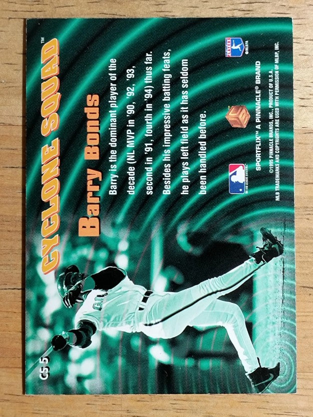 1995 UC3 Cyclone Squad #CS5 Barry Bonds