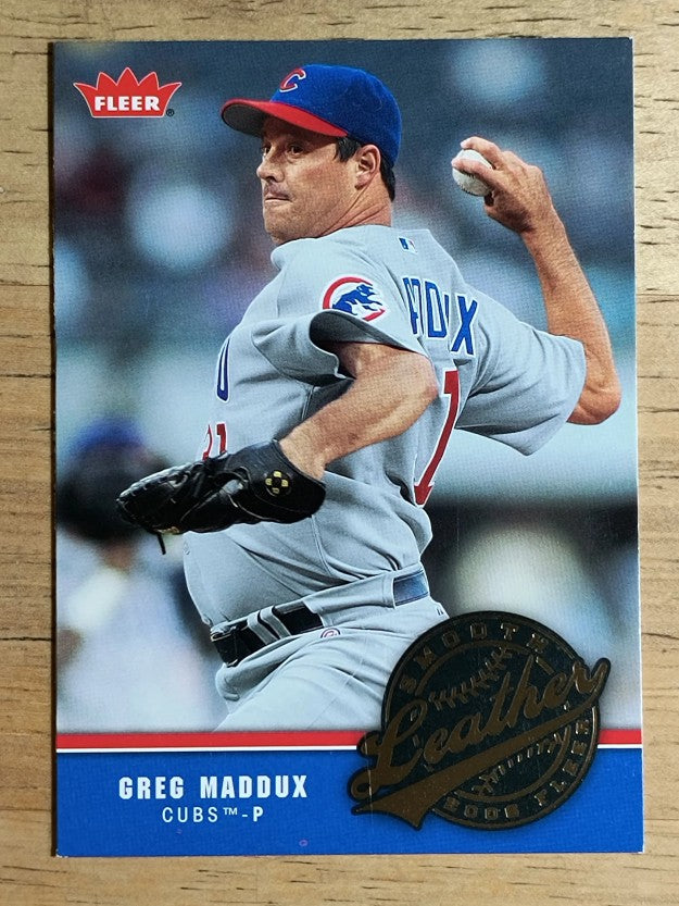 2006 Fleer Smooth Leather #SL6 Greg Maddux (NM)