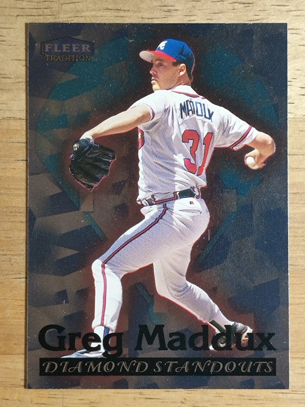 1998 Fleer Tradition Diamond Standouts #13 Greg Maddux