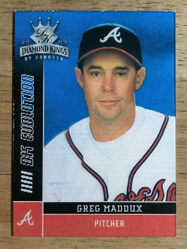 2003 Diamond Kings DK Evolution #DK10 Greg Maddux