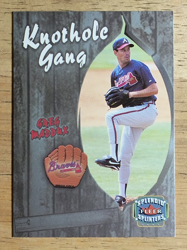 2003 Fleer Splendid Splinters Knothole Gang #8 Greg Maddux