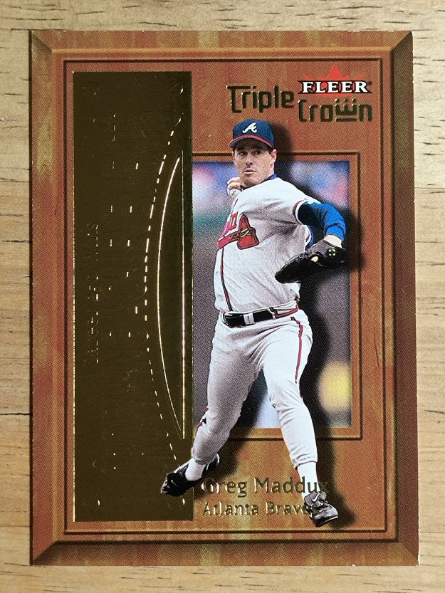 2001 Fleer Triple Crown Crowning Achievements #13 Greg Maddux