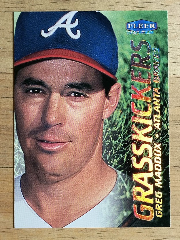 2000 Fleer Tradition Grasskickers #GK9 Greg Maddux