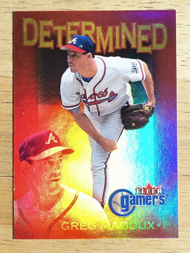 2000 Fleer Gamers Determined #7 Greg Maddux