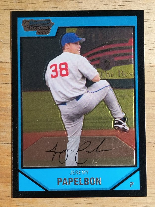 2007 Bowman Chrome Prospects #BC6 Jeremy Papelbon