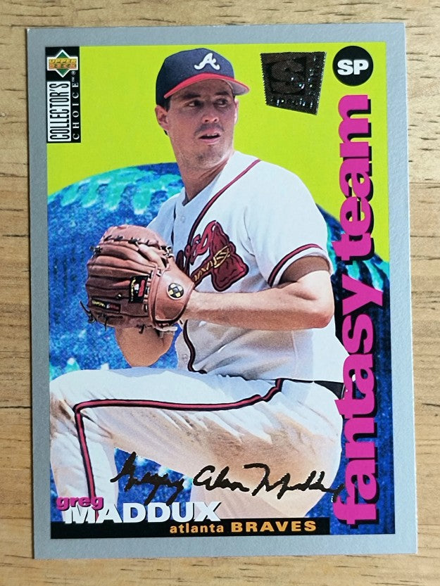 1995 Collector's Choice SE Silver Signature #249 Greg Maddux