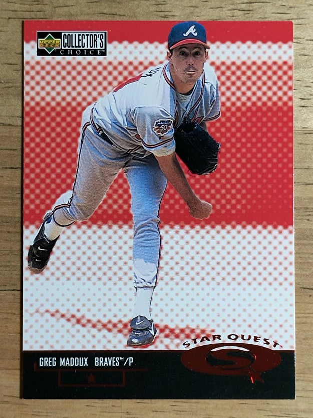 1998 Collector's Choice StarQuest #SQ25 Greg Maddux SD