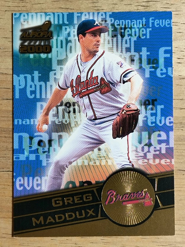 2000 Aurora Pennant Fever #3 Greg Maddux