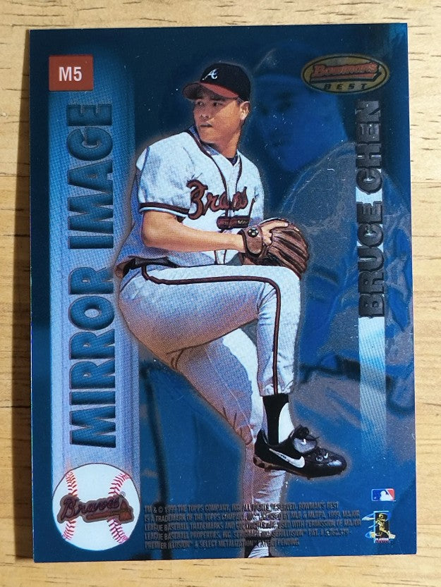 1999 Bowman's Best Mirror Image #M5 Greg Maddux/Bruce Chen
