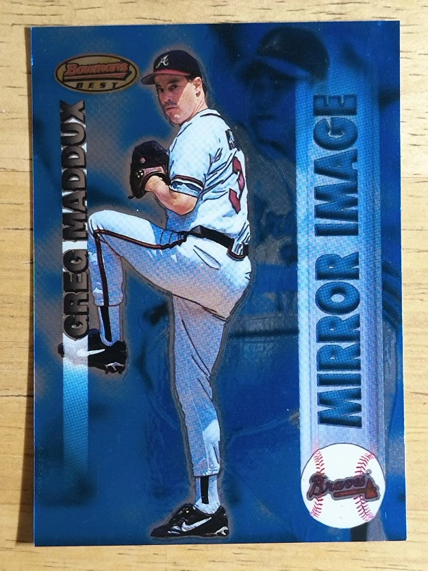 1999 Bowman's Best Mirror Image #M5 Greg Maddux/Bruce Chen