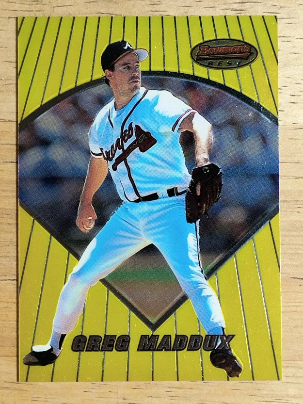 1996 Bowman's Best Previews #BBP14 Greg Maddux
