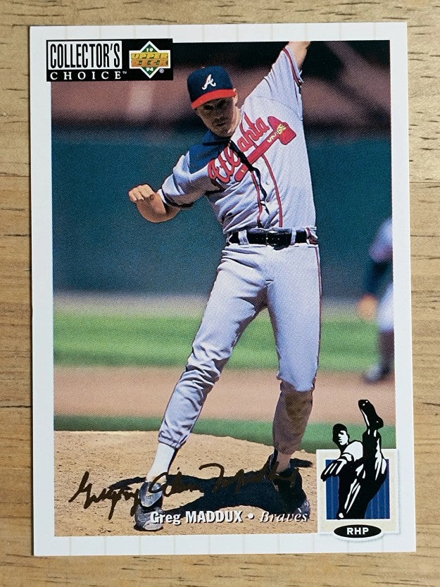 1994 Collector's Choice Silver Signature #183 Greg Maddux