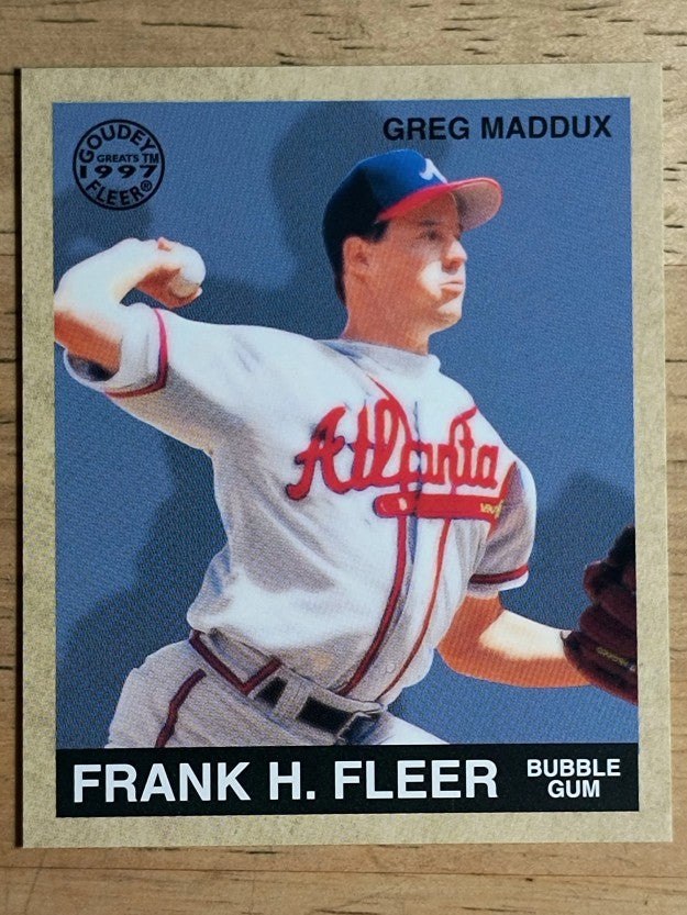 1997 Fleer Goudey Greats #7 Greg Maddux