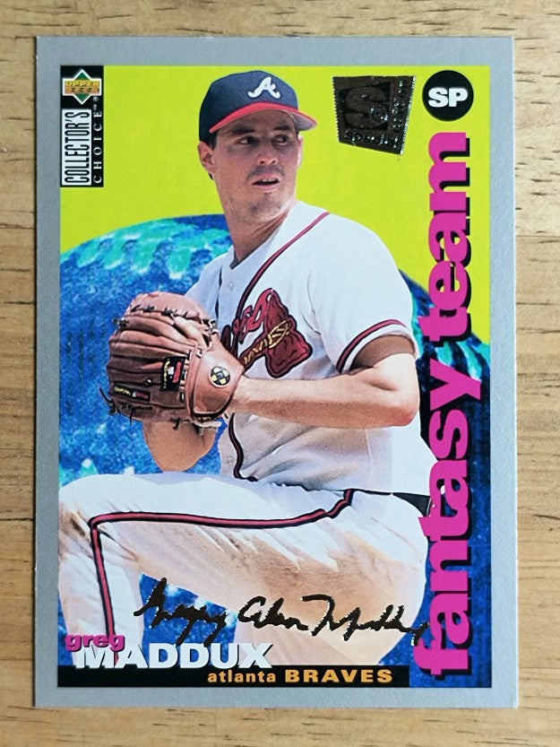 1995 Collector's Choice SE Silver Signature #249 Greg Maddux (NM)