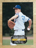 1993 Triple Play League Leaders #L2 Greg Maddux/Dennis Eckersley (EX)