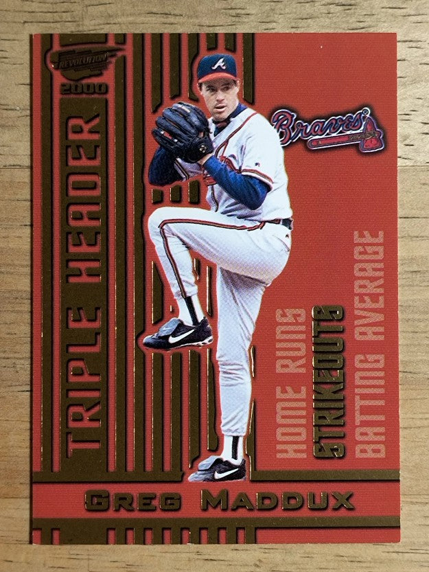 2000 Revolution Triple Header #23 Greg Maddux