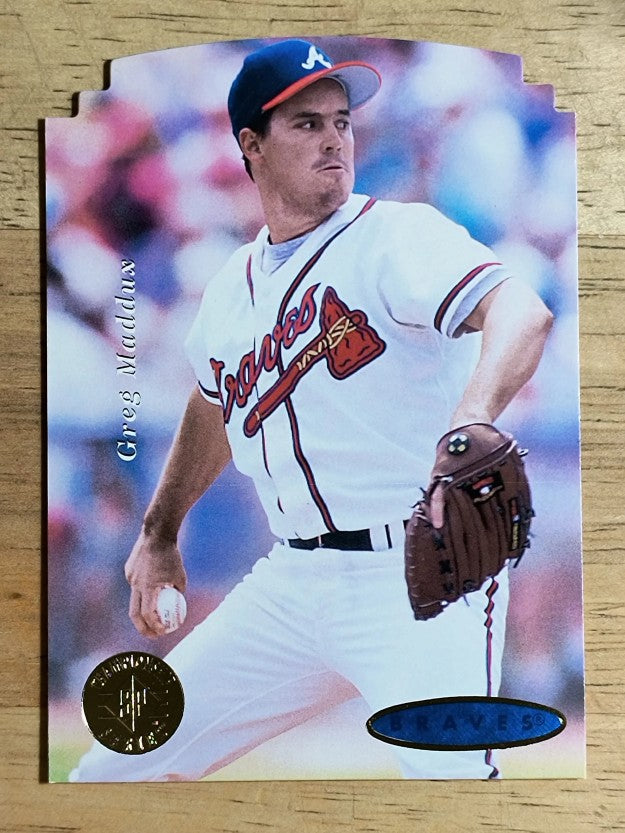 1995 SP Championship Die Cuts #25 Greg Maddux