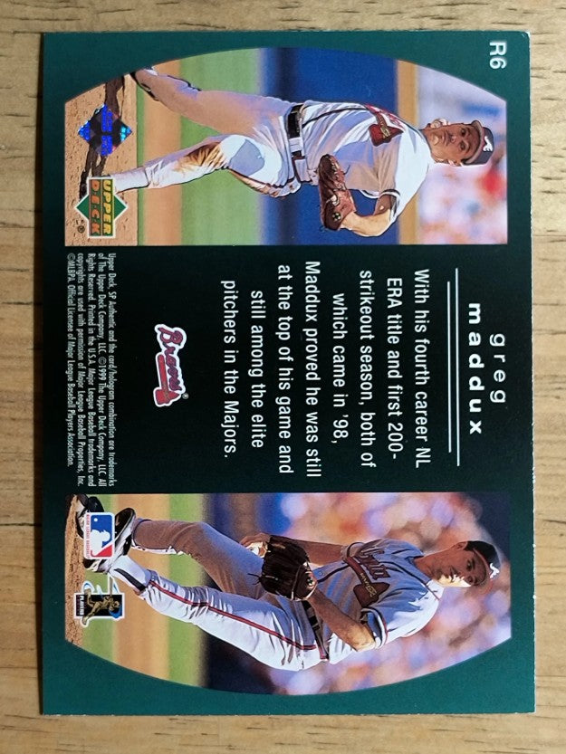 1999 SP Authentic Reflections #R6 Greg Maddux (NM)