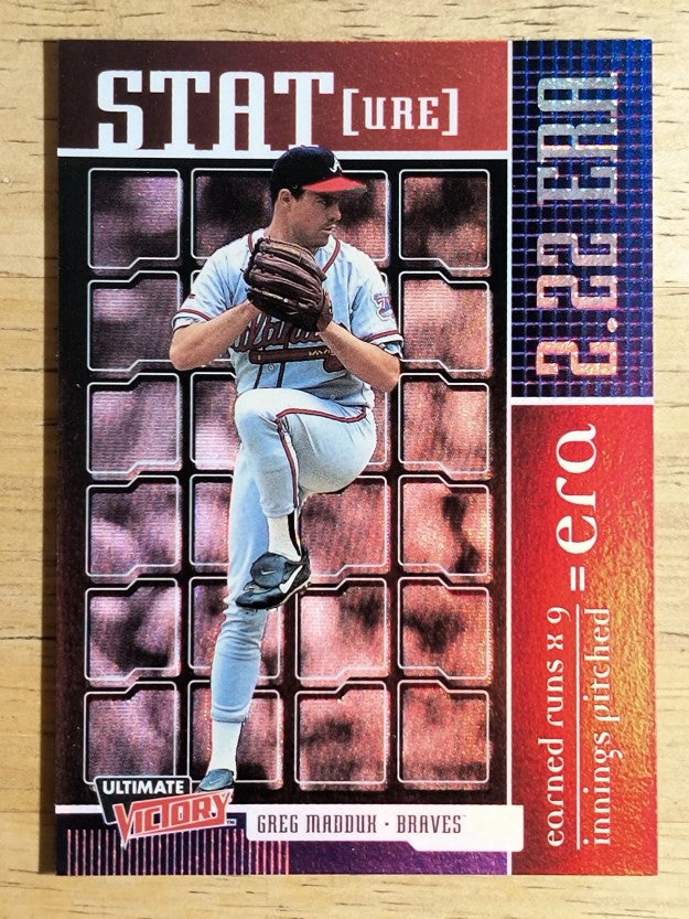 1999 Ultimate Victory STATure #S6 Greg Maddux