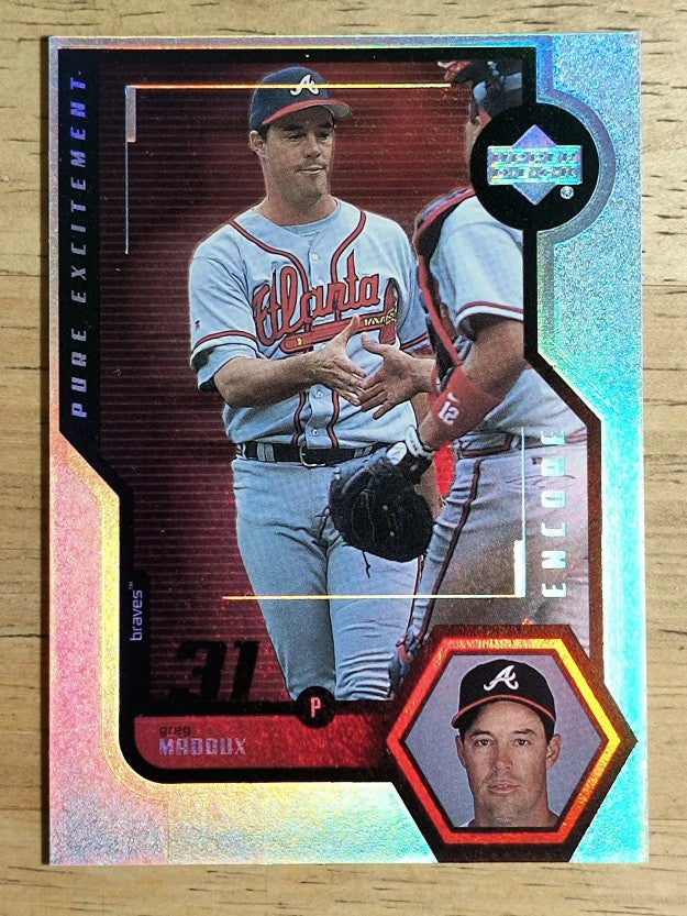 1999 Upper Deck Encore Pure Excitement #P5 Greg Maddux (NM)