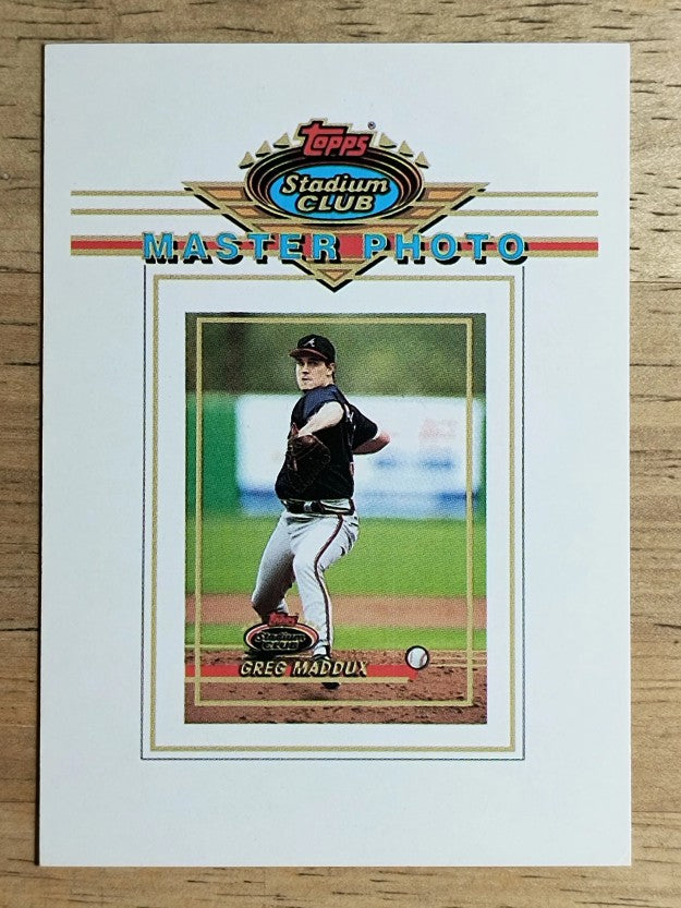 1993 Stadium Club Master Photos Winners #27 Greg Maddux (NM)