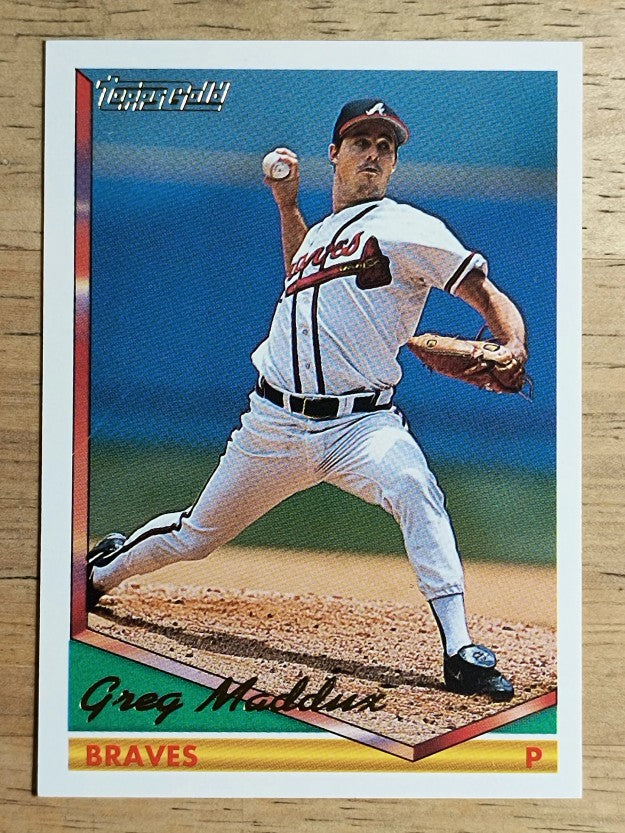 1994 Topps Gold #499 Greg Maddux