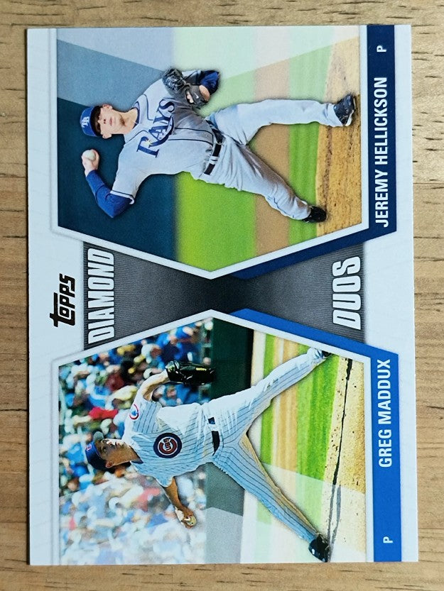 2011 Topps Diamond Duos #MH Greg Maddux/Jeremy Hellickson