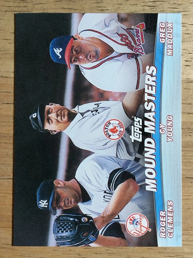 2001 Topps Combos #TC14 Roger Clemens/Cy Young/Greg Maddux