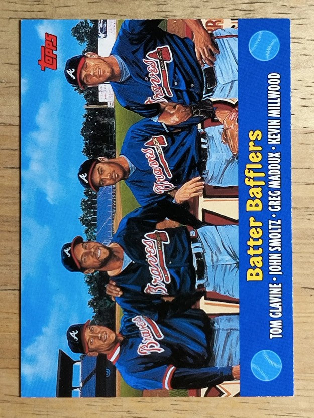 2000 Topps Combos #TC2 Tom Glavine/John Smoltz/Greg Maddux/Kevin Millwood