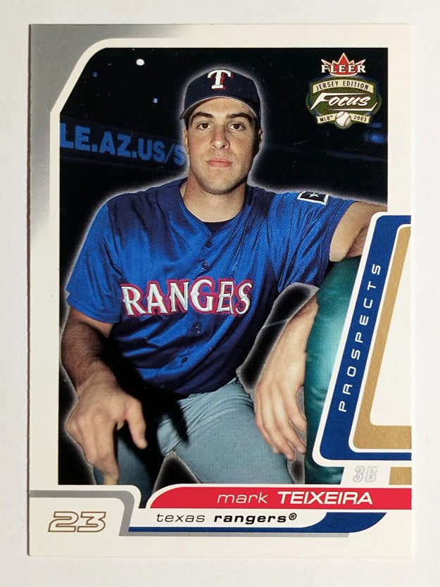 2003 Fleer Focus JE #169 Mark Teixeira HP