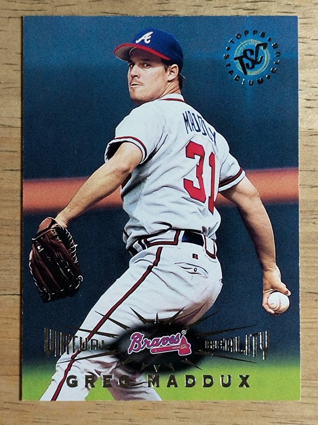 1995 Stadium Club Virtual Reality #222 Greg Maddux