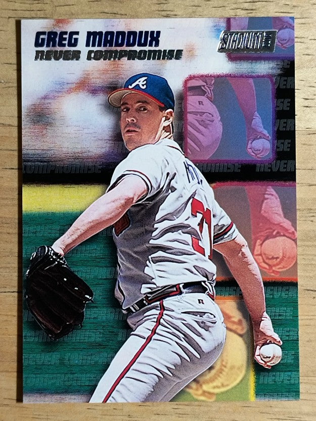 1998 Stadium Club Never Compromise #NC8 Greg Maddux