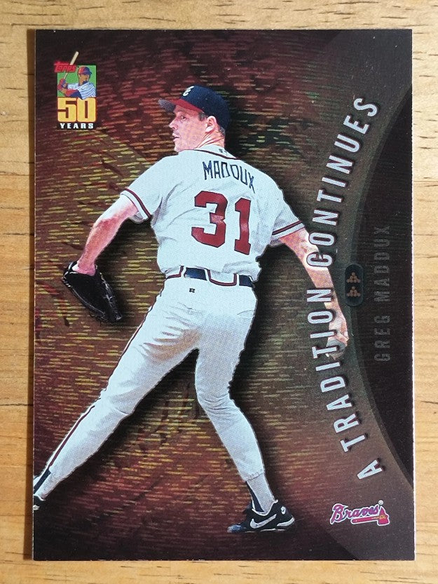 2001 Topps A Tradition Continues #TRC10 Greg Maddux