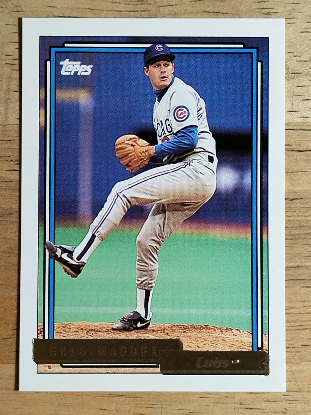 1992 Topps Gold #580 Greg Maddux