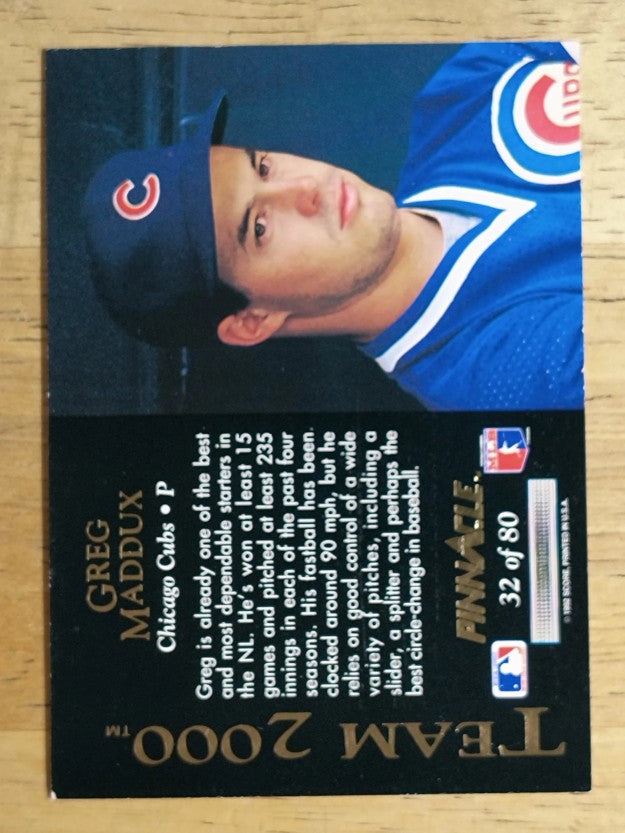 1992 Pinnacle Team 2000 #32 Greg Maddux (NM)