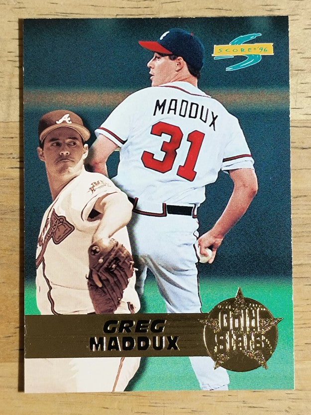 1996 Score Gold Stars #17 Greg Maddux