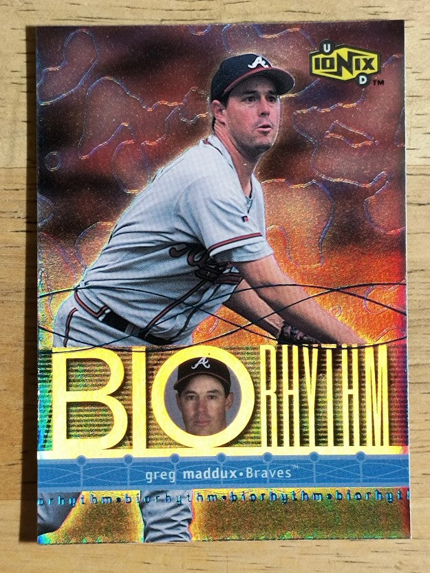2000 UD Ionix BIOrhythm #B12 Greg Maddux