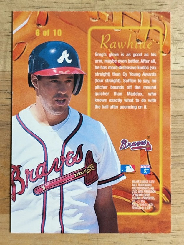 1996 Ultra Rawhide #6 Greg Maddux