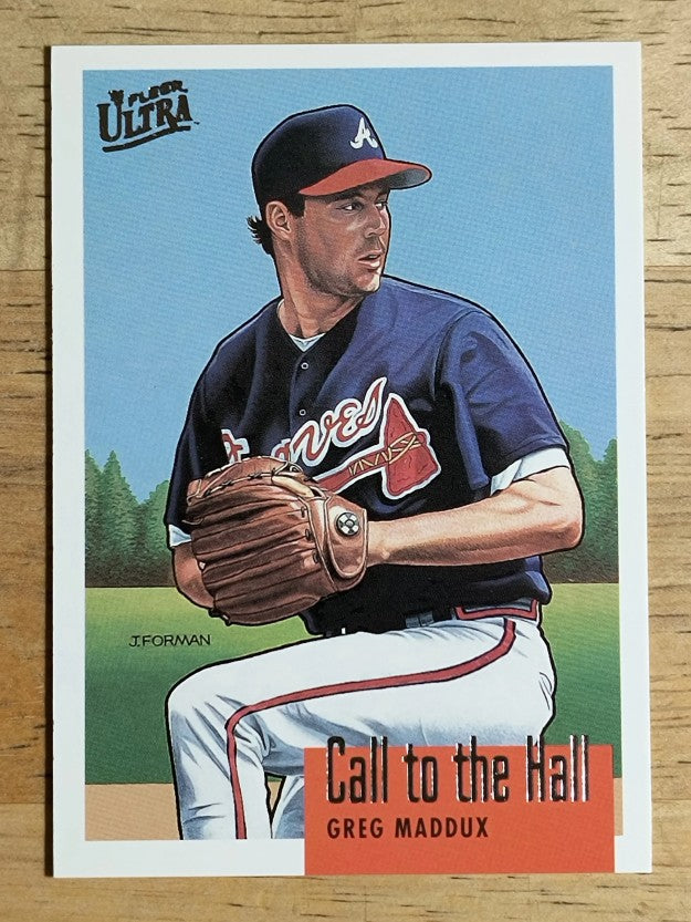 1996 Ultra Call to the Hall #5 Greg Maddux
