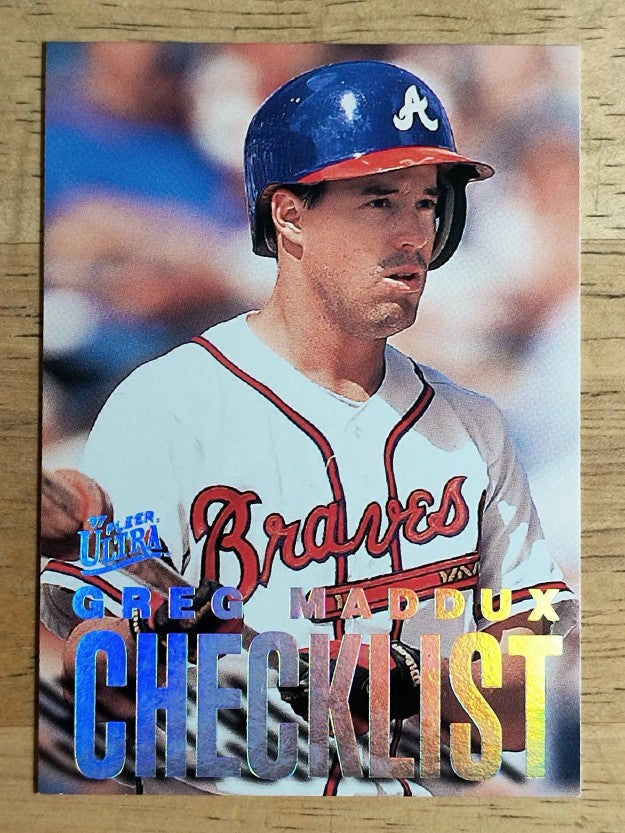 1997 Ultra Checklists #B7 Greg Maddux
