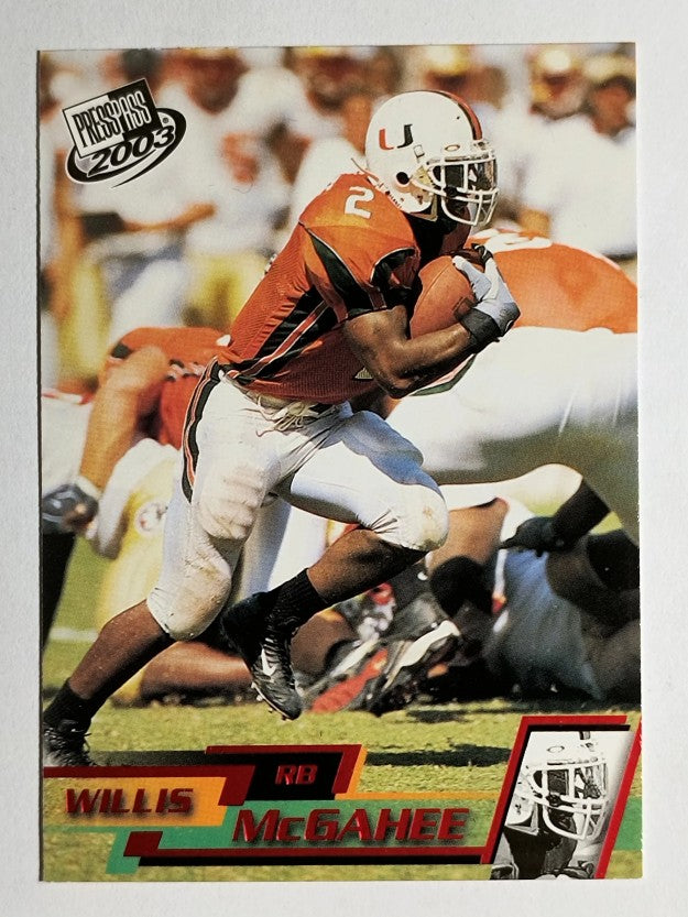 2003 Press Pass Torquers #T18 Willis McGahee