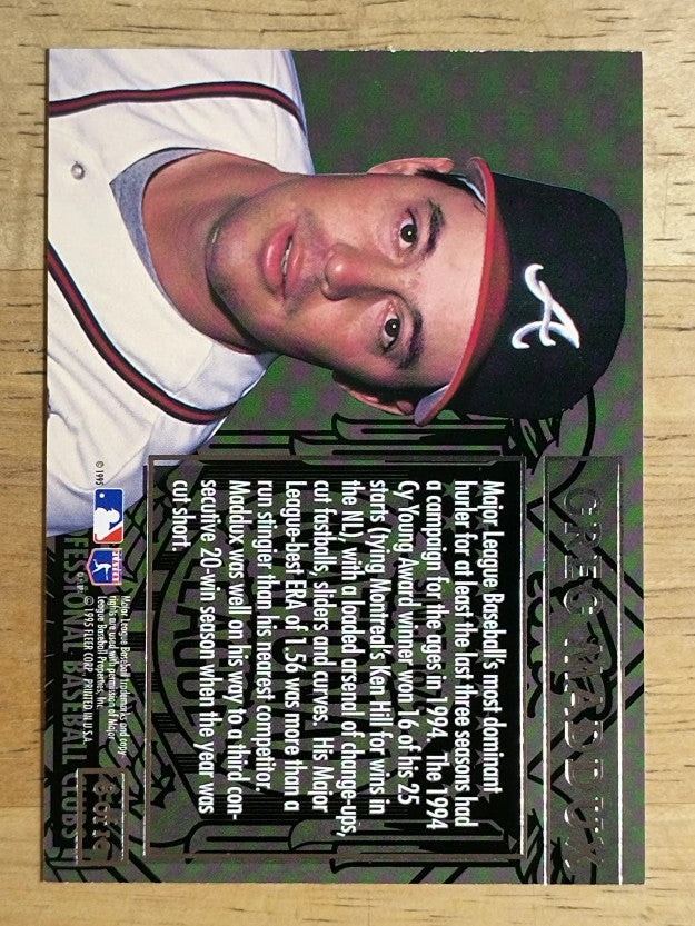 1995 Ultra League Leaders #8 Greg Maddux