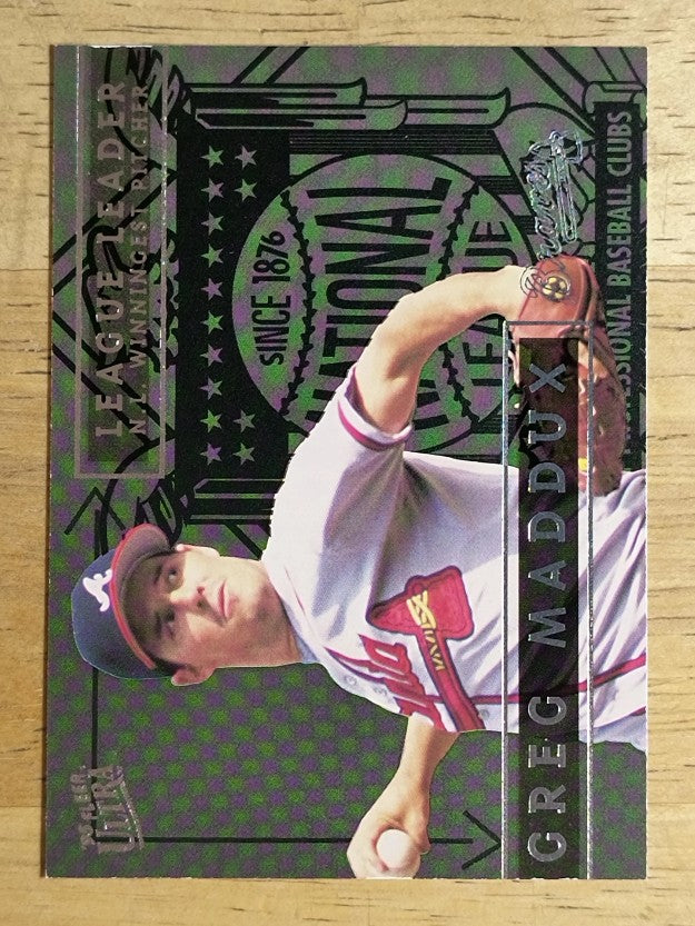1995 Ultra League Leaders #8 Greg Maddux