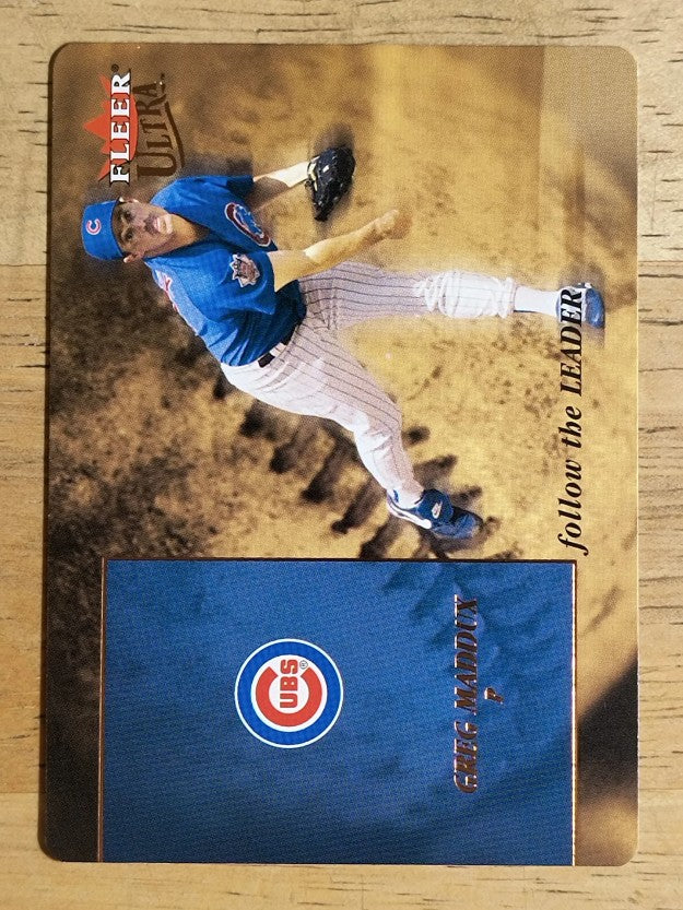 2005 Ultra Follow the Leader Die Cut #13 Greg Maddux