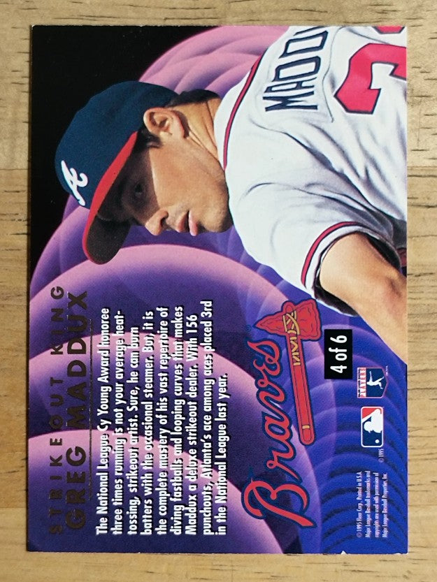1995 Ultra Strikeout Kings #4 Greg Maddux (NM)