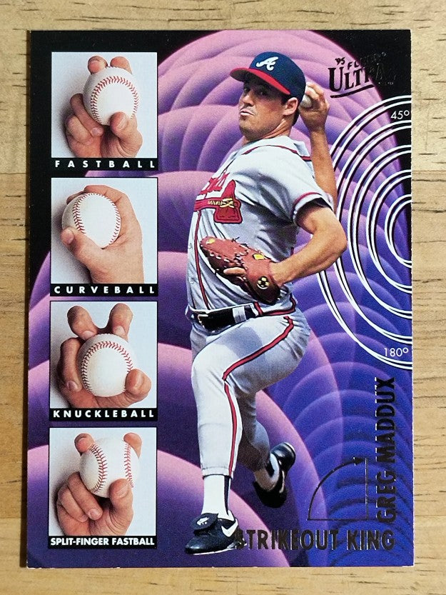 1995 Ultra Strikeout Kings #4 Greg Maddux (NM)